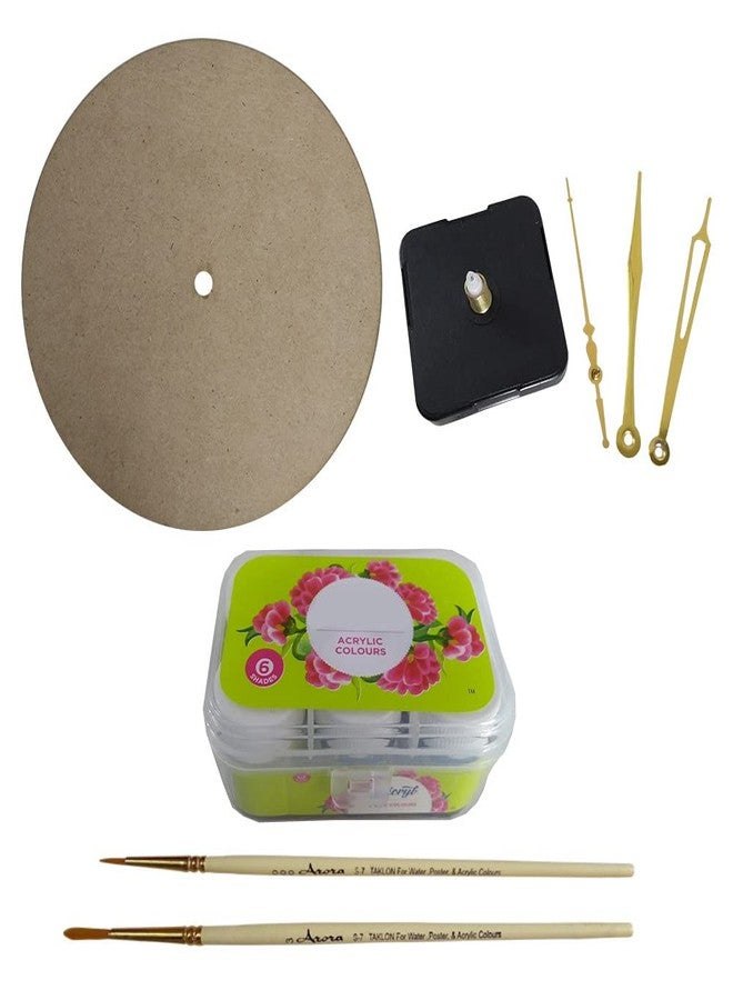 Penkraft Pen Mandala on Round Clock DIY Kit | Free Video Tutorial - Image 2